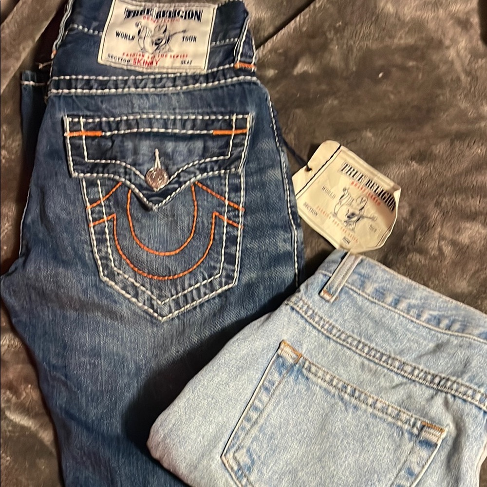 True Religion Denim with Bold Stitching